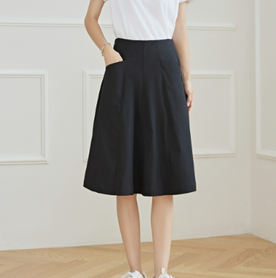 Eyouth 1949 women skirts high waist knee lenth A line skirts