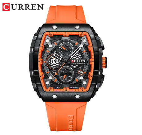 CURREN Original Brand Men's Watch Multifunctional Timing Luminous Fashion Business Sports Quartz Waterproof 8442 X M4