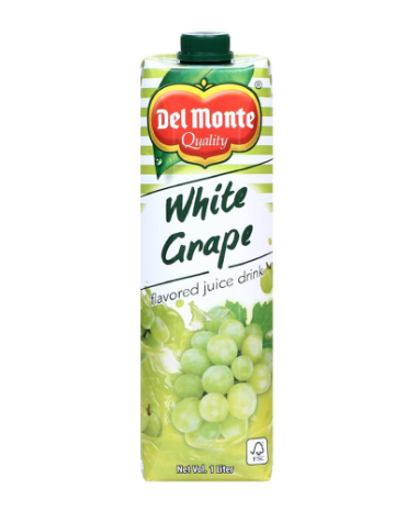 Del Monte White Grape Juice Tetra 1L