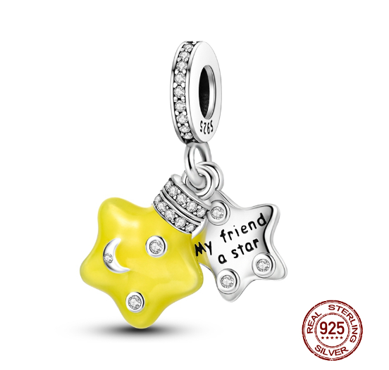 New Arrivals 925 Silver Life Tree Pendants Feather Planet Trunk Travel Girl Charms Beads Fit Original Pandora Charms Bracelet Women DIY Jewelry 009