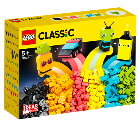 Lego 11027 Classic Creative Neon Fun 333 pcs Building Blocks