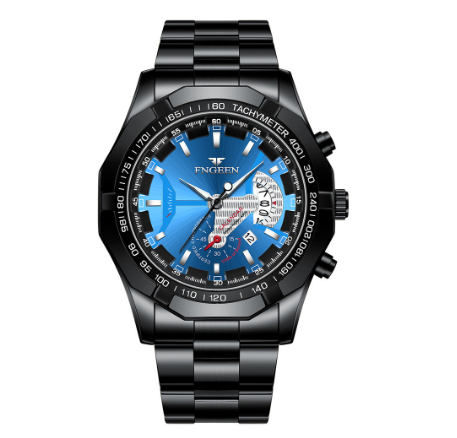 FNGEEN Men Fashion Business Quartz Watch with Date M8