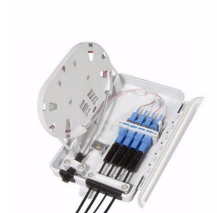 4 Core Fiber Optic Terminal Box FTTH Box Fiber Optic Distribution Box