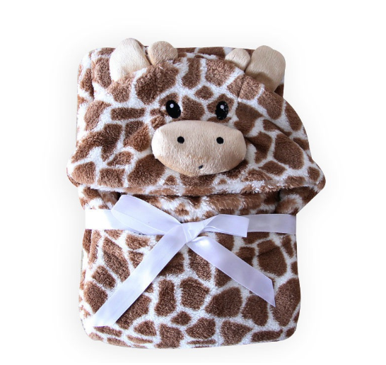 Baby Coral Fleece Cartoon Bath Towel Baby Warm Cloak Baby Cute Bath Towel BT3