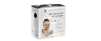 Applecrumby Chlorine-free Medium Pull-up/Pants Baby Diapers (5-10 kg)  22's