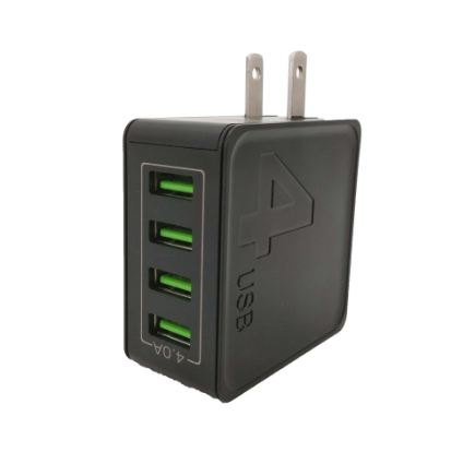 Awei C-867 Charger 4-Port USB Output Charging 4.0A Wall Charger for Mobile Phone