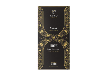 Auro Chocolate 100% Dark Chocolate Saloy 60g