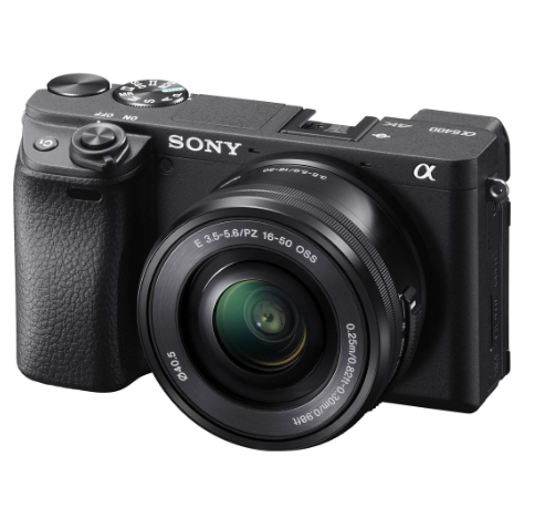 Sony Alpha A6400 Kit lens 16-50mm (Black) Mirrorless Camera with Free: 64gb SD card