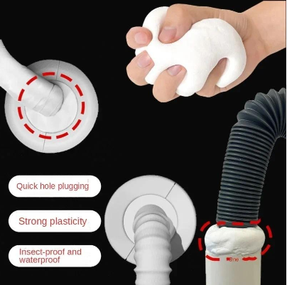 Sealing putty for air conditioning hole, waterproof and insect proof putty for household wall patching hole