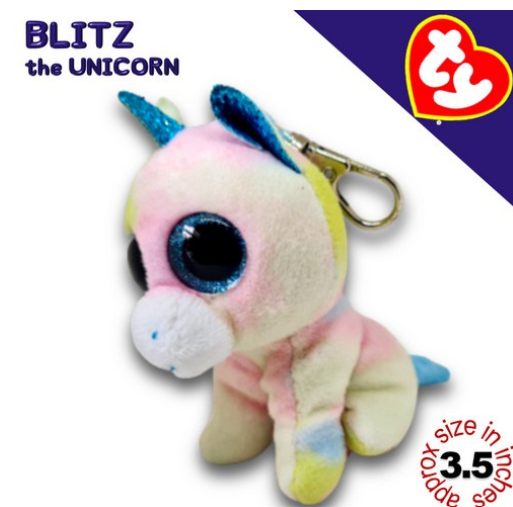 TY Key Clips-Chains Bag Charm Hanging Plushie Stuffed Toy Collection TYCC35