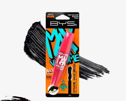 BYS Mascara Max Lash w/ Argan Oil Black