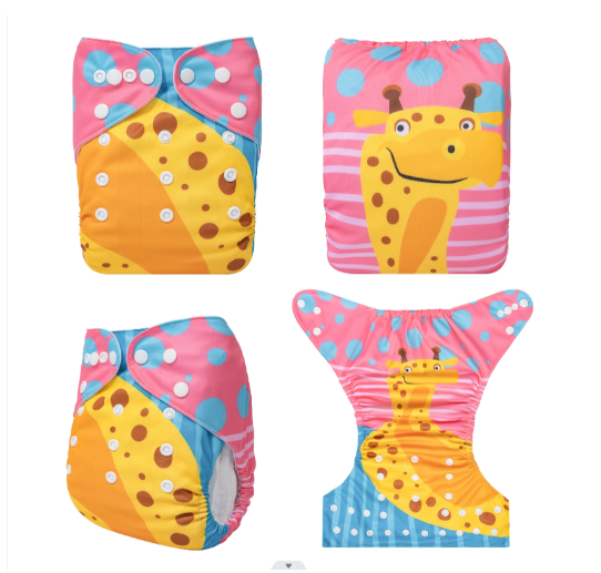 Alva Baby Cloth Diapers Washable Reusable Real Cloth Pocket Nappy Diaper Only D9