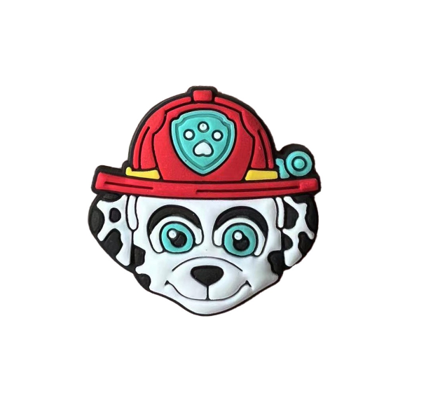 Cartoon Dalmatian Dog Jibbitz Crocs PAW Patrol Shoe Charms Ryder Bulldog Jibitz Charm Pin Chihuahua Jibits Crocks for Women Shoes S10
