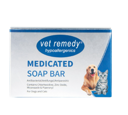 Vet Remedy Medicated Soap Bar for Dogs and Cats (prevents itch, wound, tick and flea) 200g