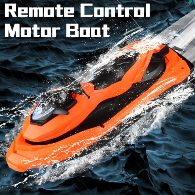 Remote Control Motor Boat, High Speed Remote Control Boat for Kids Adults Orange[22][New Arrival]
