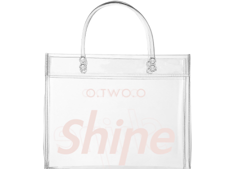 O.TWO.O Transparent Cosmetics Bag Waterproof PVC Portable Washable Organizer Makeup Handbag Makeup Case Pouch