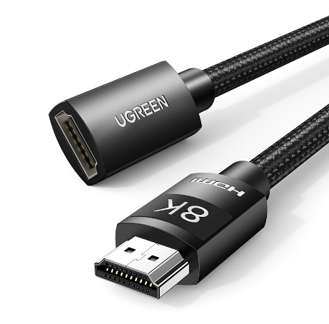 Ugreen Extension Cable HDMI 2.1 Cable for PS5 GoPro Hero 8 8K/60Hz 4K/120Hz Ultra High-Speed 48Gbps eARC HDCP