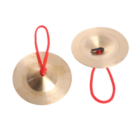 Yoga Spiritual Buddhist Chimes Copper Cymbal Hand Percussion Instruments Traditional Chinese Gong for Party Musical