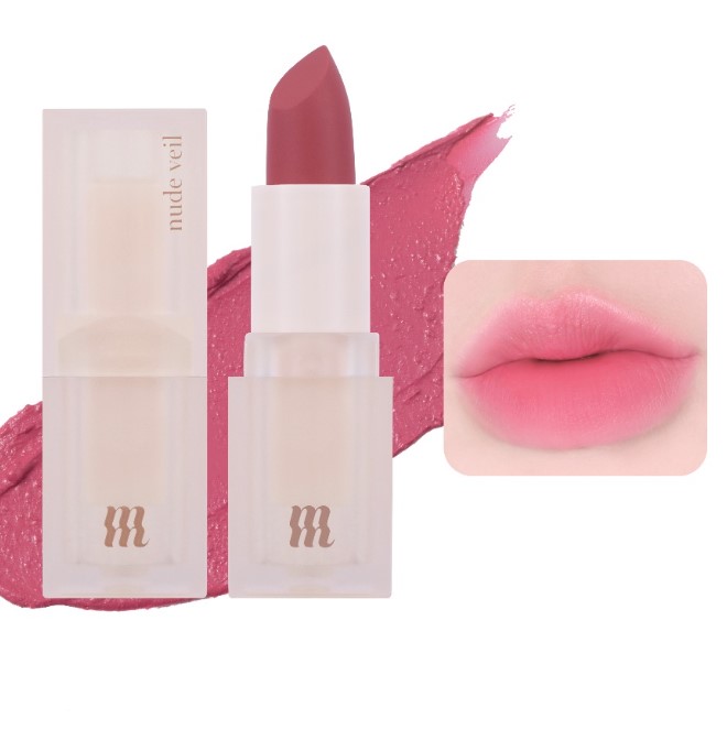 Merzy Nude Veil Lipstick NV2 Shell Pink
