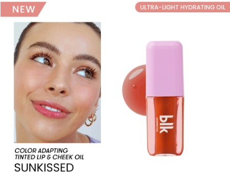 Blk Fresh Color Adapting Lip and Cheek Oil Sunkissed