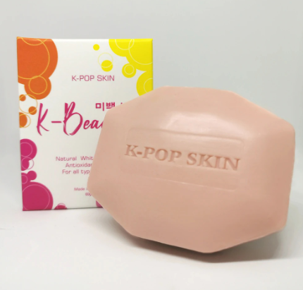 K-POP SKIN K-Beauty Whitening & Anti-Oxidant Bar Soap 60G