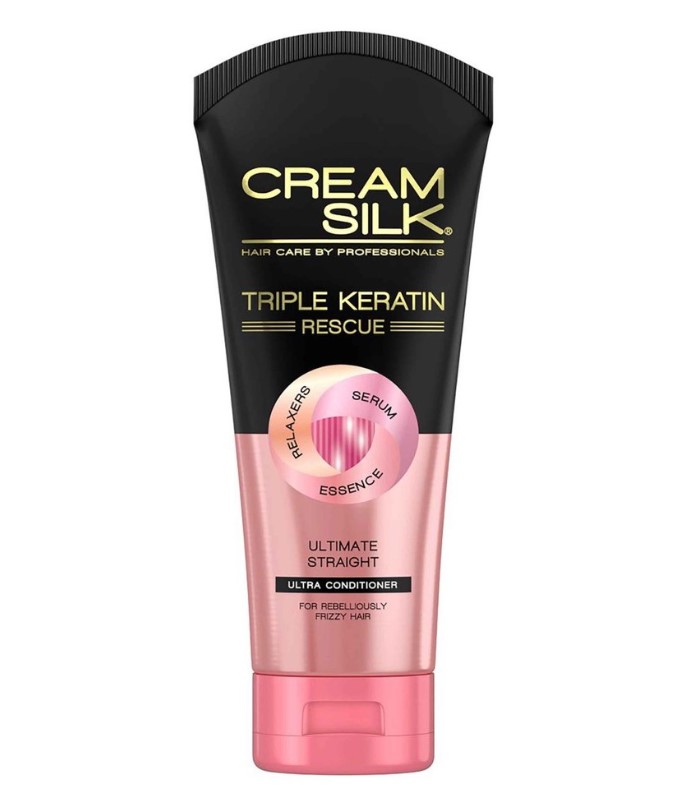 Cream Silk Conditioner Triple Keratin Rescue Ultimate Straight 340ML
