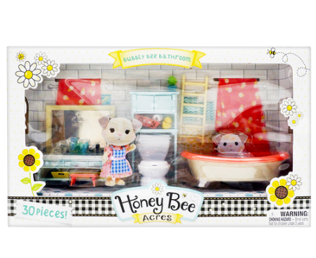 Honey Bee Acres Bubbly Bee Bathroom Playset