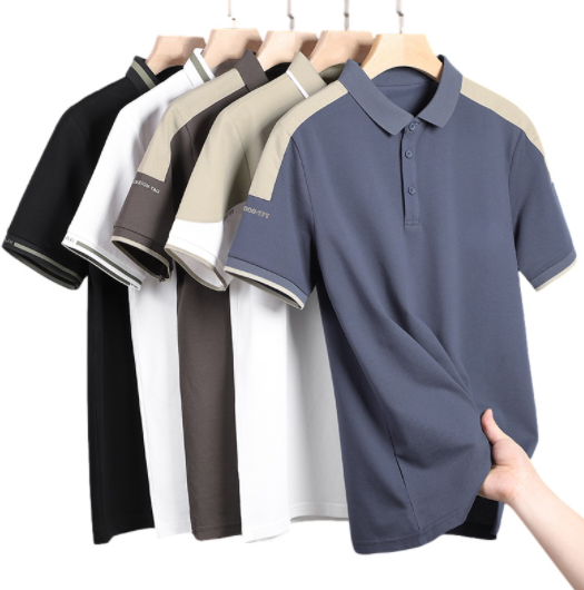 Polo Shirt For Man Summer Plus Size Short Sleeve Casual Collar Golf Polo T Shirt For Men