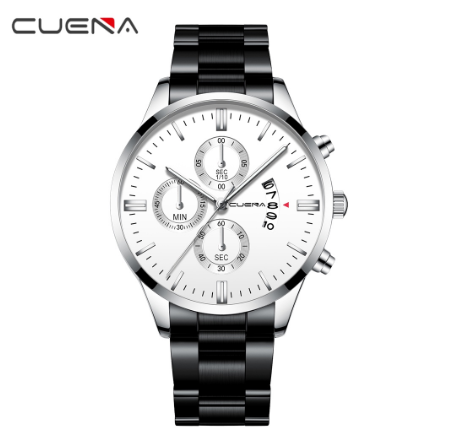 Cuena Men's Watch Leisure Sports Quartz Waterproof Watch 845S 0025