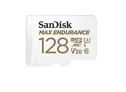SanDisk 128GB MAX ENDURANCE microSD Memory Card for Dash Cam Home Security System CCTV Cameras