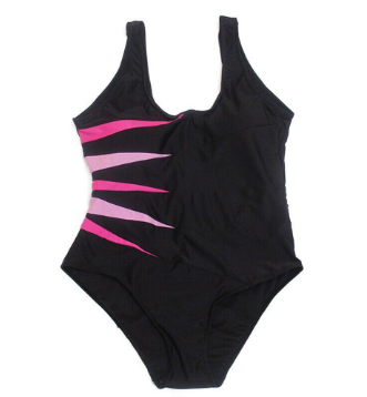 Plus Size Tummy Control Swimsuit, Summer Vacation Halterneck One Piece Swimsuit Bikini Dress Womens