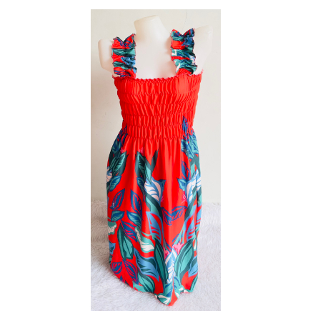 RUFFLES Mini Smocking || Maternity Dress || Summer Dress ||Above the knee up to Medium Size Y