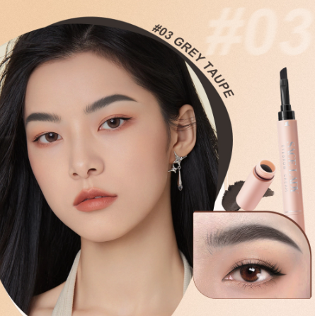 SACE LADY Eyebrow Cream Gel With Brush 2 IN 1 Pomade Brow Pencil Long-lasting & Waterproof Brow Makeup Brow Stamp