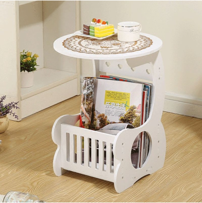 Bedroom Mini Bedside Small Round Table Simple Living Room Round Leisure Small Tea Table