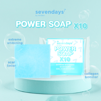 Sevendays 1 Bar Power Soap x10 by Herskin Kath Melendez KathRye Her Skin Seven Days 80g