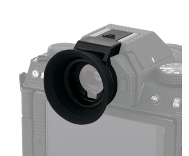 Kiwifotos KE-XS10 Extended Viewfinder Eyecup for Fuji Fujifilm XS20 XS10 XT200 X-S20 X-S10 X-T200 Camera Soft Silicone Long Eyepiece