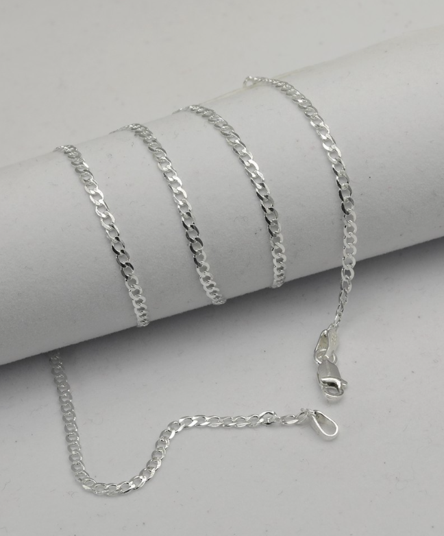 Morning Star Silver Fine Jewelry 925 Italy Silver Men's Necklace Long Chain