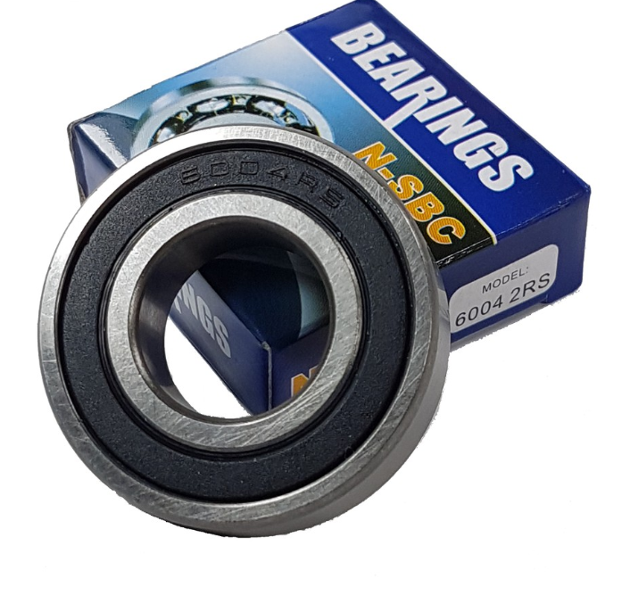 N-SBC Ball Bearing 6004 Two-Sides Rubber Seal