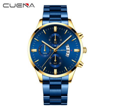 Cuena Men's Watch Leisure Sports Quartz Waterproof Watch 845S 001