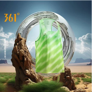 361 Degrees Men Women Sports Suit Short-Sleeved Vest Shorts