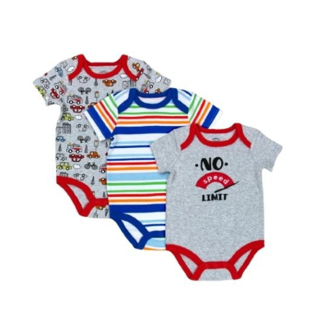 Mother's Choice 3pcs Set Bodysuit