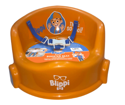 Blippi Orange Booster Seat