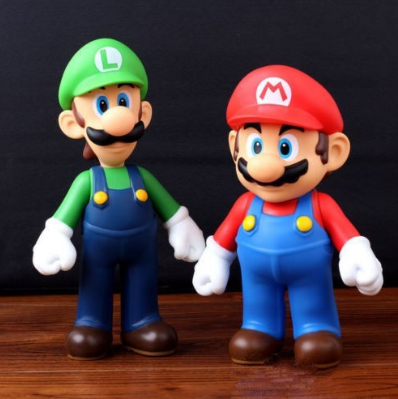 2 New Super Brothers Toy PVC Action Figure Gift