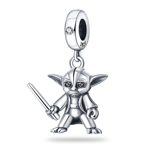 Genuine 925 Silver Little Boy Fox Rose Pyramid Mummy Charms Fit Original Charm Bracelets Diy Moon Cat Schnauzer Pendant For Jewelry S24