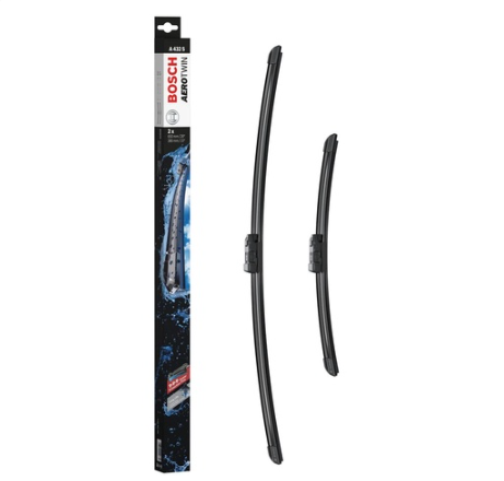 Bosch AEROTwin Wiper Set Ford Fiesta  A432S 26 + 15 inches 2008 2009 2010 2011 2012 Mark 7 VII Banana