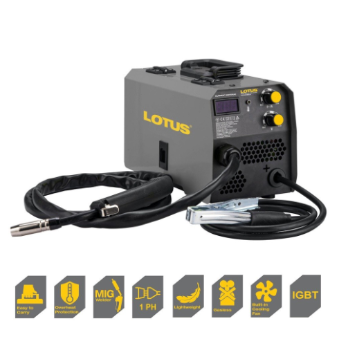 Lotus 200A MIG inverter Welding Machine GASLESS LT200MGX (Flux Cord not Included)