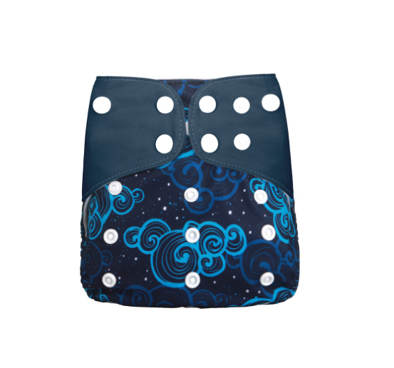 Reusable Waterproof Diaper With Single Size Print D41