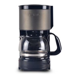 TEFAL Delfini Mini Coffee Maker CM312D 6Cup Easy Clean Filter, Anti-Drip, Small Size, Nice for Condo
