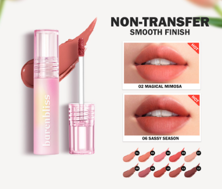 barenbliss BNB Korean Bloomatte Full Bloom Transferproof Matte Long Lasting Tint