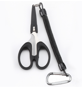 Fishing Scissors Fishing Pliers Line Cutter Anti-Rust High-Quality Stainless Steel with Safety Rope and Protective Case